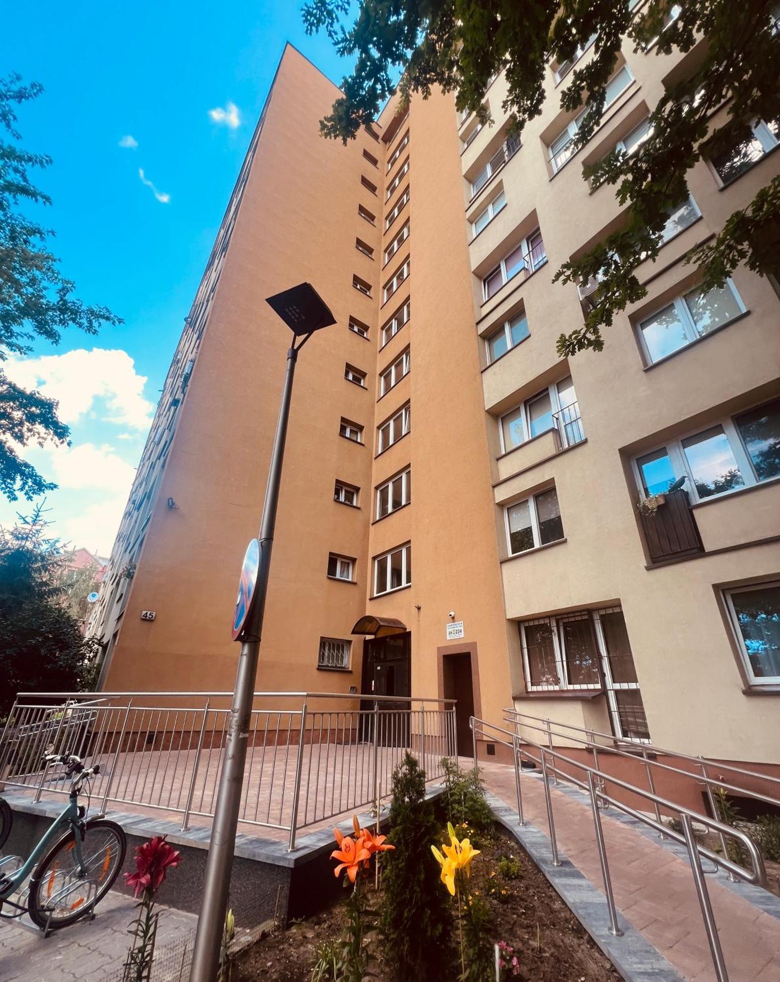 Ferienwohnung Entire Studio In Centrum Warschau Exterior foto
